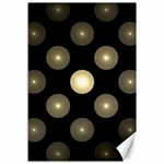 Gray Balls On Black Background Canvas 12  x 18   11.88 x17.36  Canvas - 1