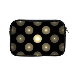 Gray Balls On Black Background Apple Macbook Pro 13  Zipper Case by Nexatart