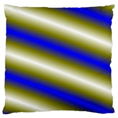 Color Diagonal Gradient Stripes Large Cushion Case (one Side)