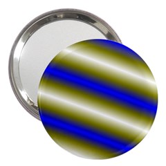 Color Diagonal Gradient Stripes 3  Handbag Mirrors by Nexatart