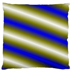 Color Diagonal Gradient Stripes Standard Flano Cushion Case (two Sides)