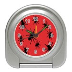 Illustration With Spiders Travel Alarm Clocks Front