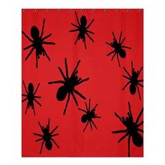 Illustration With Spiders Shower Curtain 60  X 72  (medium)  by Nexatart