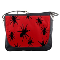 Illustration With Spiders Messenger Bags by Nexatart