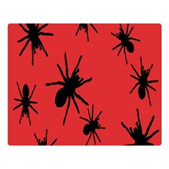 Illustration With Spiders Double Sided Flano Blanket (large)  by Nexatart