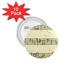 Music Notes On A Color Background 1.75  Buttons (10 pack) Front