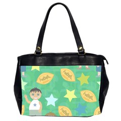 Football Kids Children Pattern Office Handbags (2 Sides)  by Nexatart