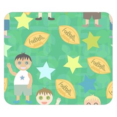 Football Kids Children Pattern Double Sided Flano Blanket (small) 