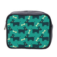 Happy Dogs Animals Pattern Mini Toiletries Bag 2-side by Nexatart