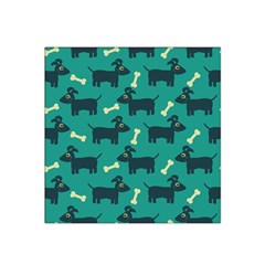 Happy Dogs Animals Pattern Satin Bandana Scarf