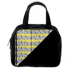 Note Abstract Paintwork Classic Handbags (one Side)