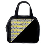 Note Abstract Paintwork Classic Handbags (One Side) Front