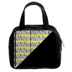 Note Abstract Paintwork Classic Handbags (2 Sides) by Nexatart