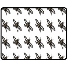 Insect Animals Pattern Double Sided Fleece Blanket (medium) 