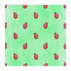 Pretty Background With A Ladybird Image Medium Glasses Cloth by Nexatart