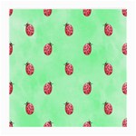 Pretty Background With A Ladybird Image Medium Glasses Cloth (2-Side) Back