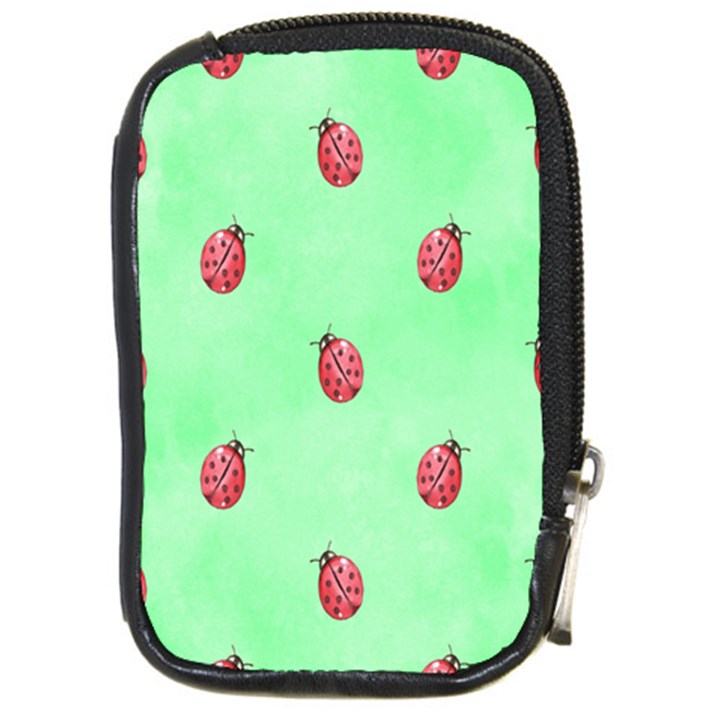 Pretty Background With A Ladybird Image Compact Camera Cases