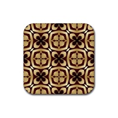 Abstract Seamless Background Pattern Rubber Coaster (square)  by Nexatart