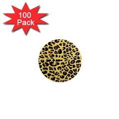 A Jaguar Fur Pattern 1  Mini Magnets (100 Pack)  by Nexatart