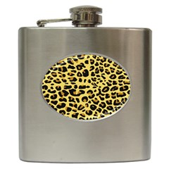 A Jaguar Fur Pattern Hip Flask (6 Oz) by Nexatart