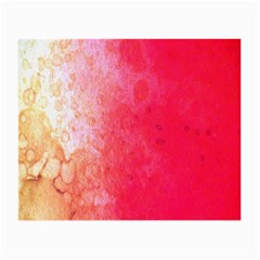 Abstract Red And Gold Ink Blot Gradient Small Glasses Cloth by Nexatart