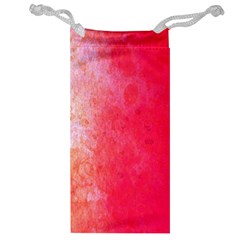 Abstract Red And Gold Ink Blot Gradient Jewelry Bag