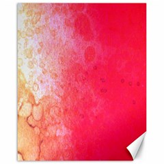 Abstract Red And Gold Ink Blot Gradient Canvas 16  x 20  