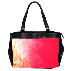 Abstract Red And Gold Ink Blot Gradient Office Handbags (2 Sides) 