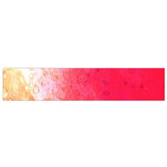 Abstract Red And Gold Ink Blot Gradient Flano Scarf (Small)