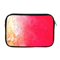Abstract Red And Gold Ink Blot Gradient Apple MacBook Pro 17  Zipper Case