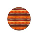 Abstract Lines Seamless Pattern Magnet 3  (Round) Front