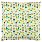 Football Kids Children Pattern Large Flano Cushion Case (One Side) Front