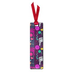 Love Colorful Elephants Background Small Book Marks