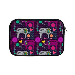 Love Colorful Elephants Background Apple Ipad Mini Zipper Cases by Nexatart