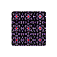 Digital Computer Graphic Seamless Wallpaper Square Magnet by Nexatart