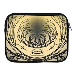 Atmospheric Black Branches Abstract Apple Ipad 2/3/4 Zipper Cases by Nexatart