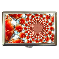 Stylish Background With Flowers Cigarette Money Cases by Nexatart