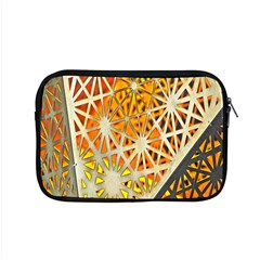 Abstract Starburst Background Wallpaper Of Metal Starburst Decoration With Orange And Yellow Back Apple Macbook Pro 15  Zipper Case by Nexatart