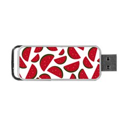 Fruit Watermelon Seamless Pattern Portable Usb Flash (one Side) by Nexatart