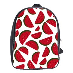 Fruit Watermelon Seamless Pattern School Bags (xl)  by Nexatart