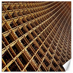 Construction Site Rusty Frames Making A Construction Site Abstract Canvas 20  X 20   by Nexatart