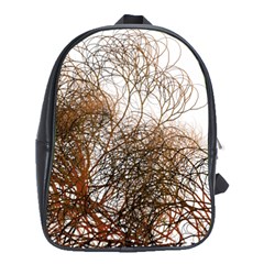 Digitally Painted Colourful Winter Branches Illustration School Bags (xl)  by Nexatart