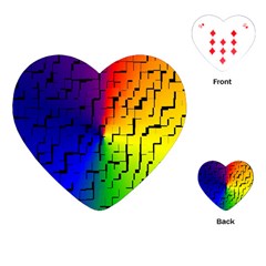 A Creative Colorful Background Playing Cards (heart) 