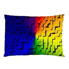 A Creative Colorful Background Pillow Case (two Sides) by Nexatart