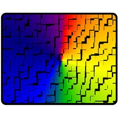 A Creative Colorful Background Double Sided Fleece Blanket (medium)  by Nexatart