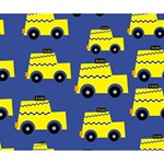 A Fun Cartoon Taxi Cab Tiling Pattern Deluxe Canvas 14  x 11  14  x 11  x 1.5  Stretched Canvas