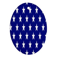 Starry Header Oval Ornament (Two Sides)