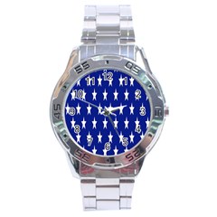 Starry Header Stainless Steel Analogue Watch