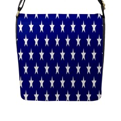 Starry Header Flap Messenger Bag (L) 