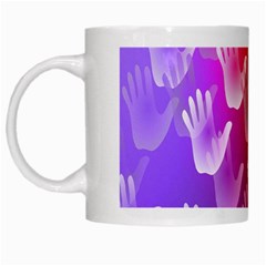 Clipart Hands Background Pattern White Mugs by Nexatart